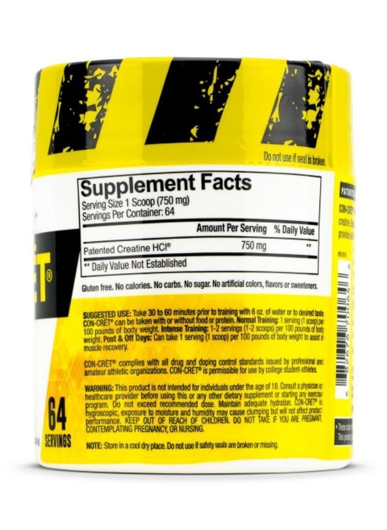 ProMera Sports - Promera Sports Con-cret Patented Creatine HCL 64 servings - Image 1