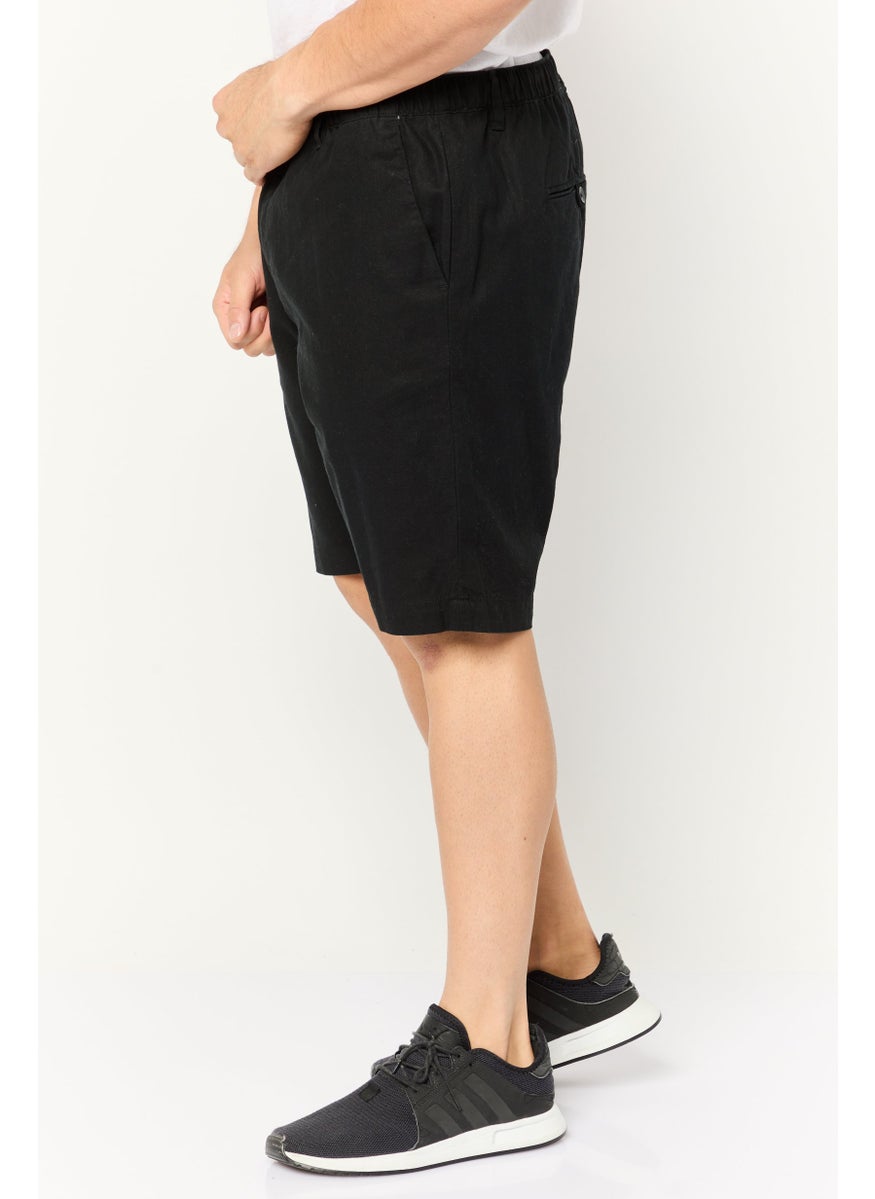 Gazzarrini Men Solid Basic Short, Black  - Image 3
