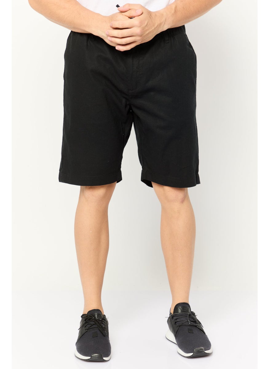 Gazzarrini Men Solid Basic Short, Black  - Image 1