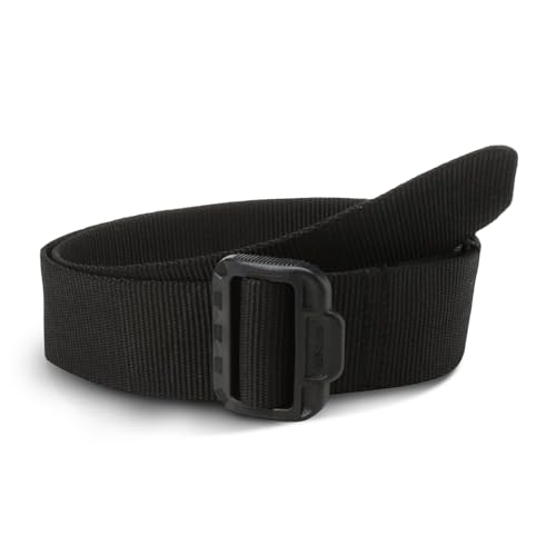 Tru-Spec Security Friendly Tactical Belt - Durable, Rip-Resistant Nylon Belts for Men and Women with Non-Metallic Buckle, Black - 2X-Large - Image 1