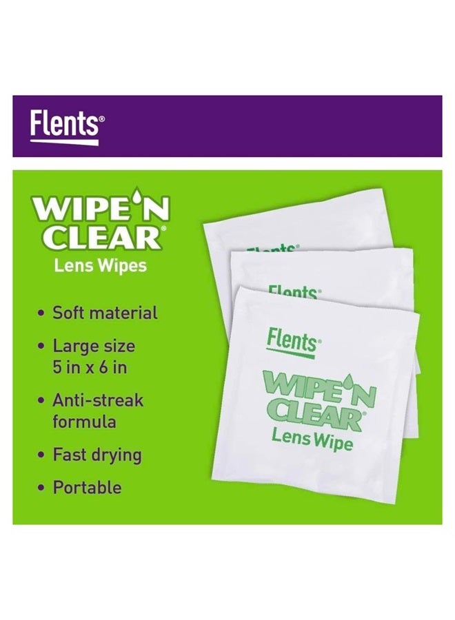 Flents WIPE'N Lens Wipes, Clear, 75 Count, Packaging may vary - Image 3