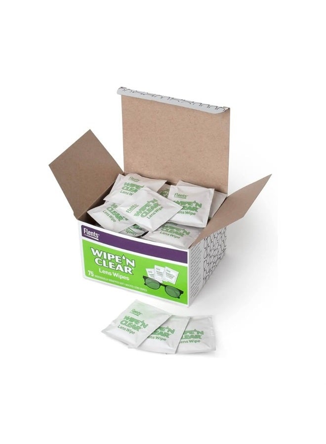 Flents WIPE'N Lens Wipes, Clear, 75 Count, Packaging may vary - Image 2