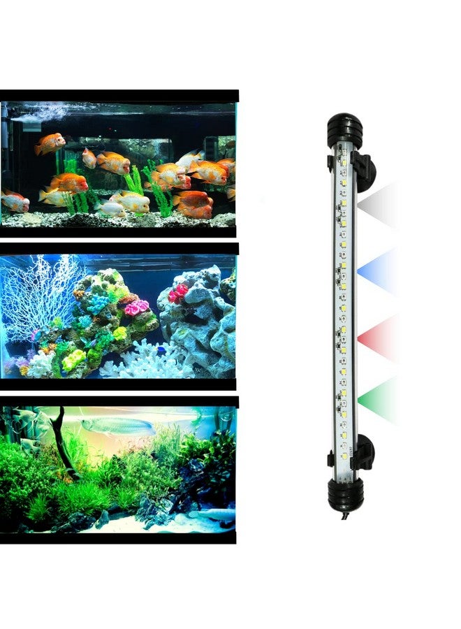 Generic Mix Color Aquarium Fish Tank Light - For Making Your Fish Tank Superior, Waterproof Ip68 Rated, Light Fully Submersible Decorative Lamp (Can Be Used Up To 2.5 Ft Tank, Mix Color) - Glass, Led - Image 1