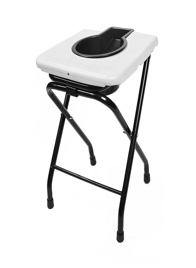 PHYSIQO ® Premium Foldable Commode Stool With Safety Lock | 110 Kg Weight Capacity | Portable Toilet Chair For Adults & Elderly | Compact, Strong & Easy To Store, Multicolor - Image 5