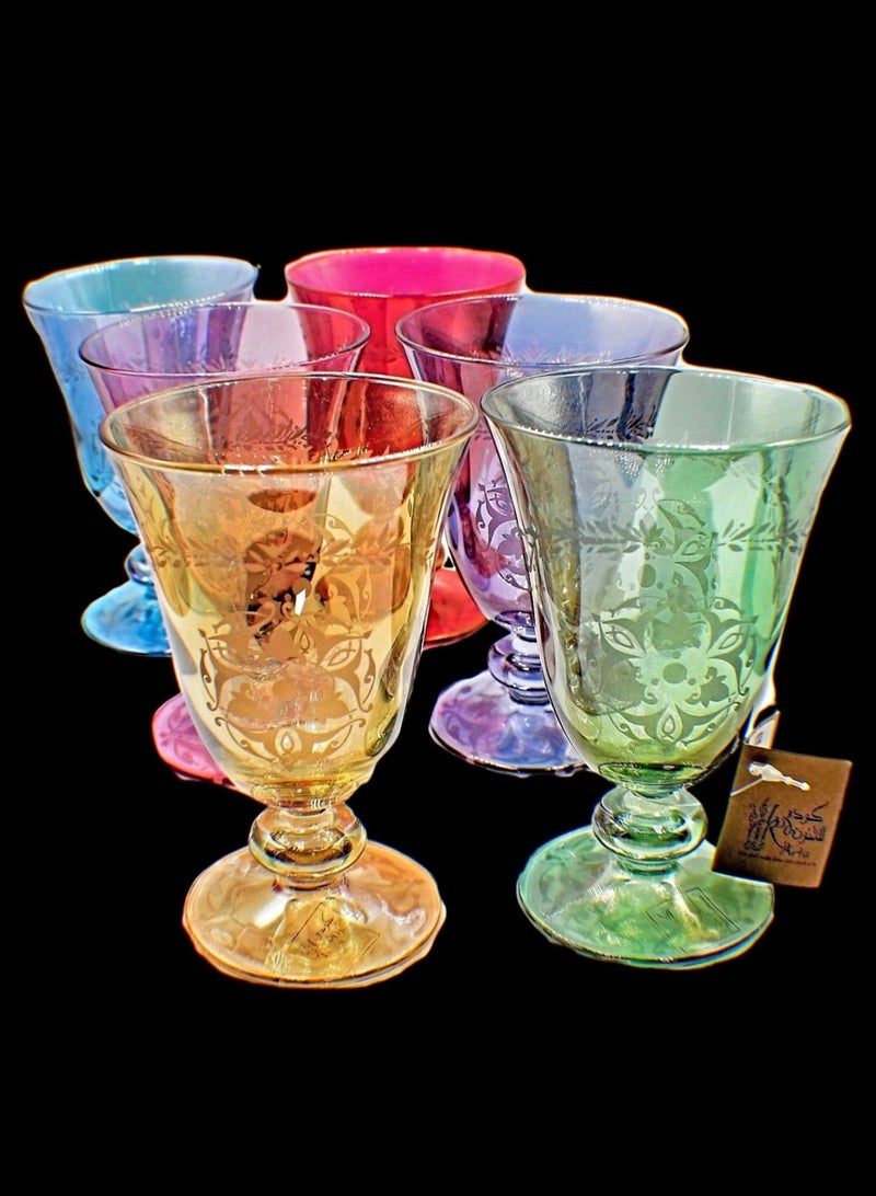 KuduArts Goblets juice cups 6 pieces - Image 1