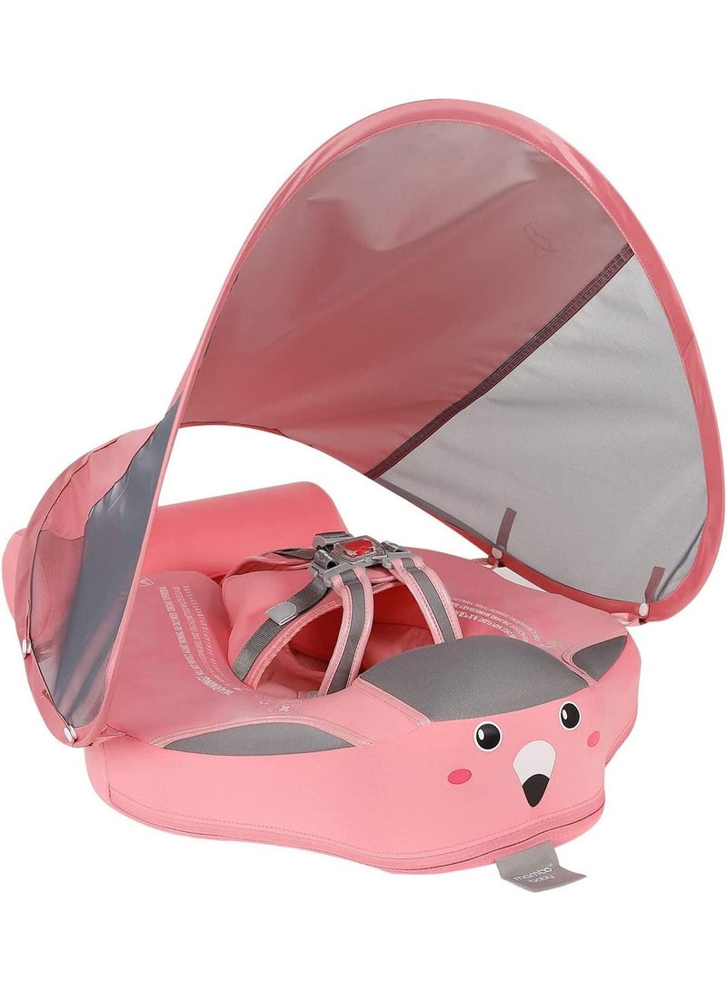 GT-Wheel Non-Inflatable Baby Floater with Sun Protection Canopy and Removable Safety Tail - Image 1