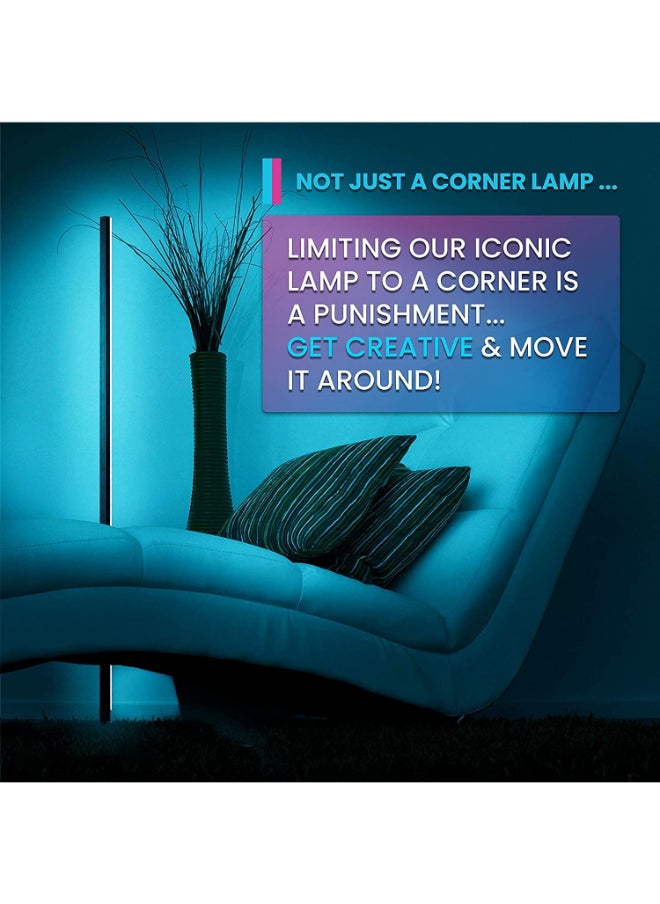 Generic - Bluetooth Control LED Light Corner Lamp Multicolour - Image 1