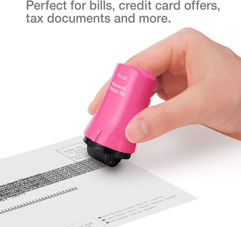 Plus Guard Your ID Identity Theft Prevention Stamp Advanced Roller Combo Pack, 60169 - Image 4