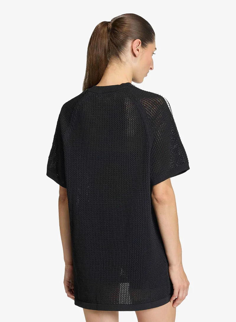 adidas Originals Knitted Crochet Dress
