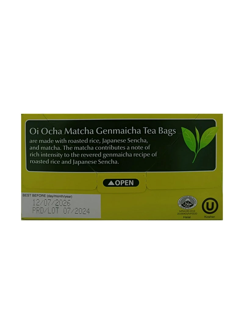 Ito En Oi Ocha Matcha Genmaicha 20 Teabags (40g) - Image 3