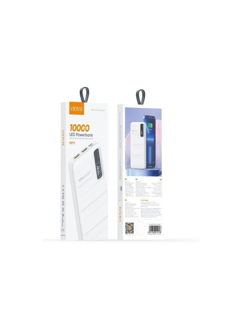 Vidvie Vidvie PB771 Power Bank With LED Lighting 10000 MAh Capacity - Image 3