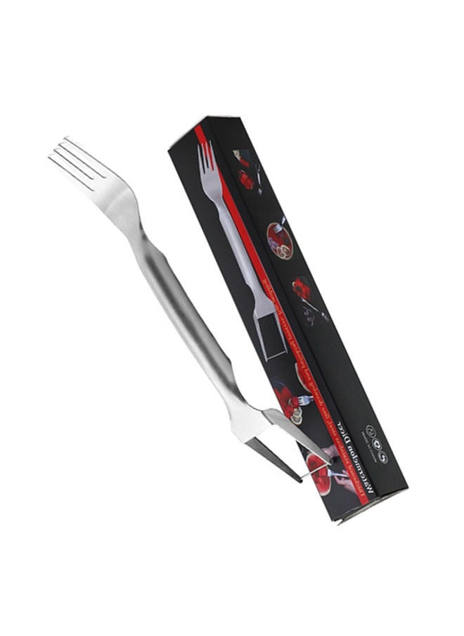 WANFAN Stainless Steel Fruit Cutter, Cube Cutter Watermelon Fork Slicer Cutter Slicer Tool Fruit Knife Dual Head Fruit Forks Cutter for Summer Home Kitchen Gadget  - Image 4
