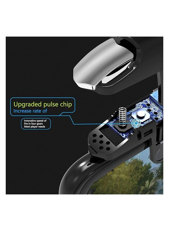 Raxoom Pubg Mobile Trigger, Mobile Game Pulse Mobile Controller High Frequency Electromagnetic for Mobile Phones - Image 4