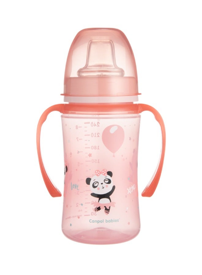 Canpol babies Cnapol babies Traning spout glowing handles 240ml 6m+ - Image 1