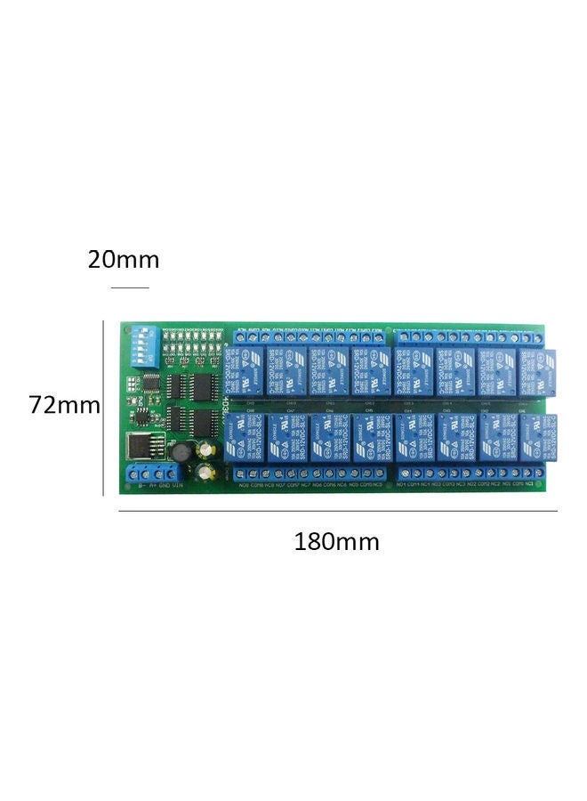 NIBEMINENT Automation Timer Relay DC12V Module Green/Blue  - Image 3