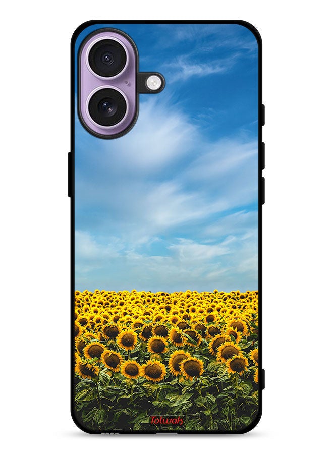 Tolwak Apple iPhone 17 Protective Case Cover Sunflowers Under The Sky - Image 1