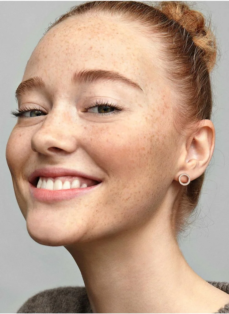 ONLY Sparkling Circle Stud Earrings