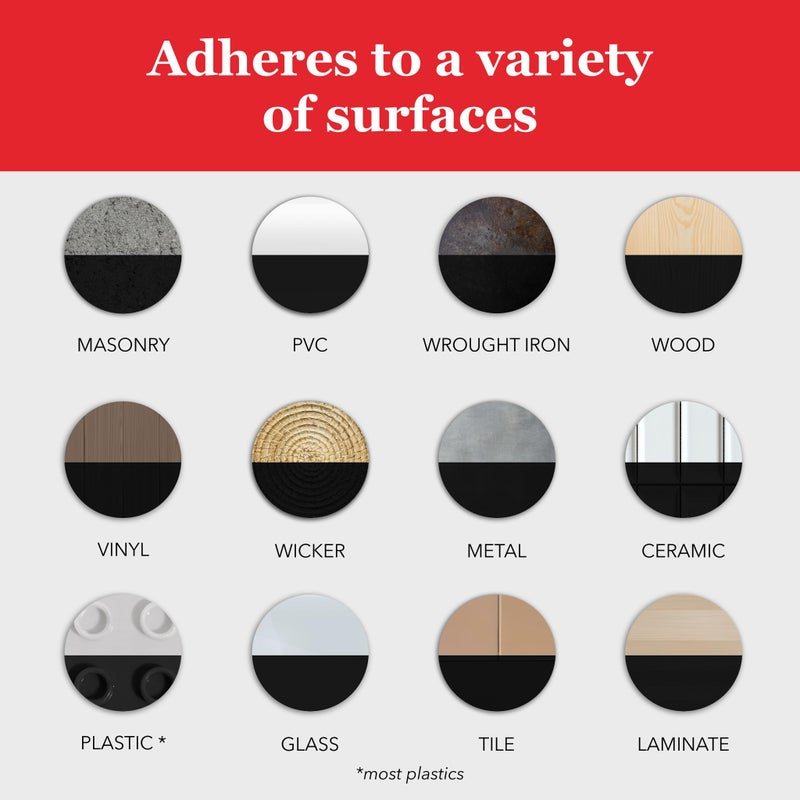 Krylon Fusion All-In-One Adhesive Spray Paint for Indoor/Outdoor Use, 12 oz, Black - Image 5