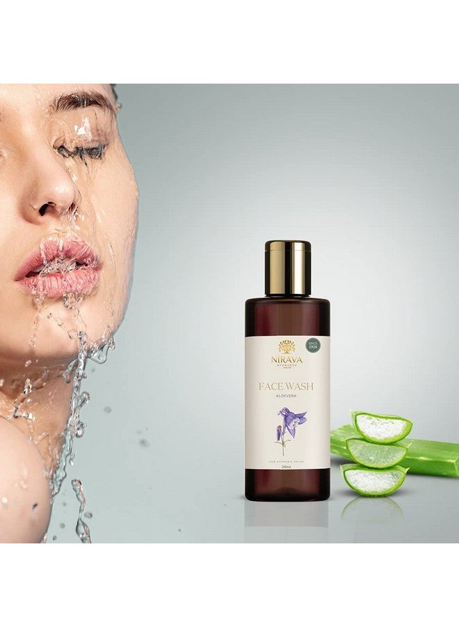 Nirava Ayurveda Aloe Vera Face Wash (100 ml) - Image 2