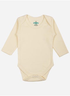Babies Basic Pack of 3 - Solid Long Sleeves Bodysuit by Styli  - Image 3