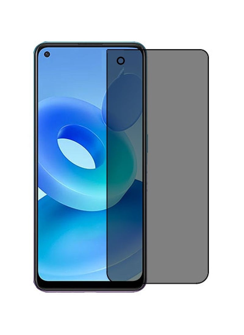 Super Tempered Glass Screen Protector Anti-Spy Privacy  Designed For Oppo A95 4G Full Screen Coverage And Bubble Free - Image 1