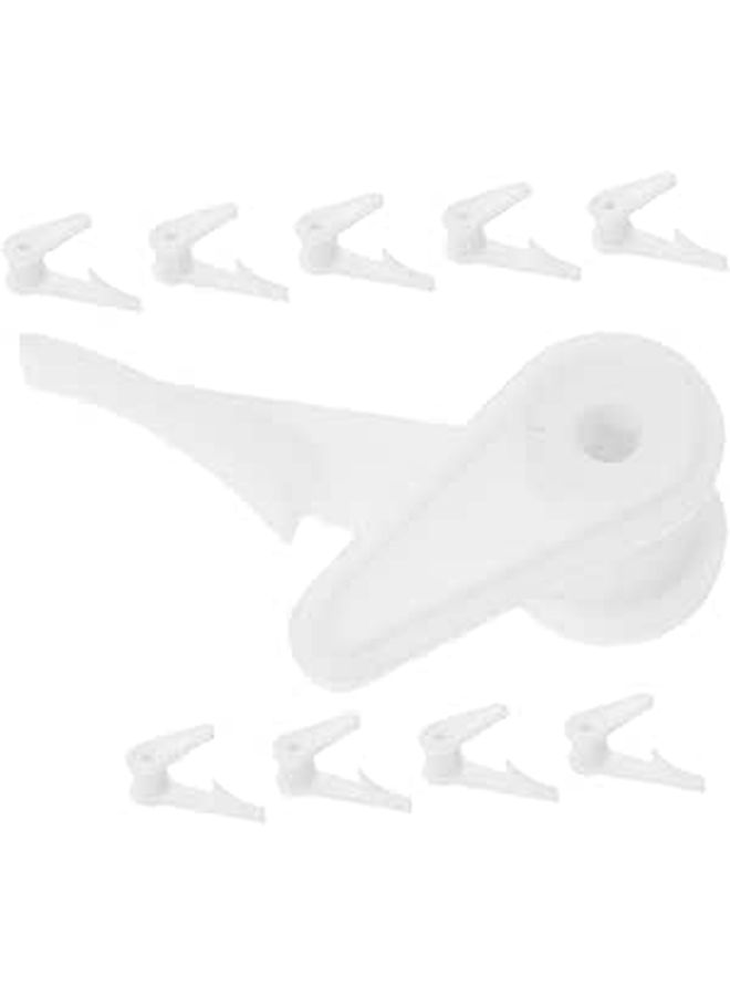 Plastic Ceiling Light Clips 10Pcs Flush Mount Fixing Buckle Installation - Image 1