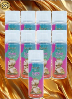 ROVAL 9 Pieces Roval Temporary Hair Color Spray Gold Yellow 125ml 