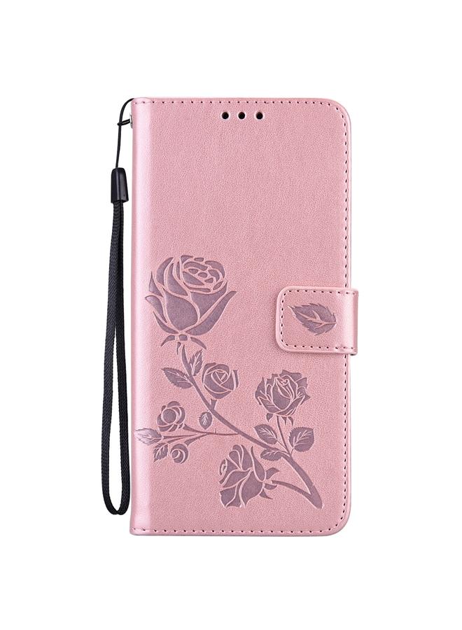 S-TOP Case For Honor X7/Play 30 Plus Rose Embossed Flip PU Leather Phone Case - Image 2