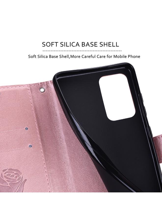 S-TOP Case For Honor X7/Play 30 Plus Rose Embossed Flip PU Leather Phone Case - Image 4