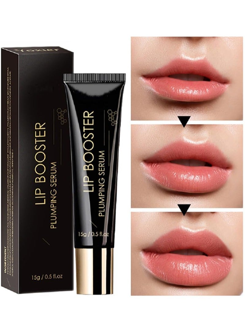 Yoxier Collagen Lip Booster Plumping Serum Repair Lip Line Anti-Wrinkle Plump Enhancer Essence Hyaluronic Moisturizing Lip Treatment 0.5 Fl Oz (Pack of 1) - Image 1