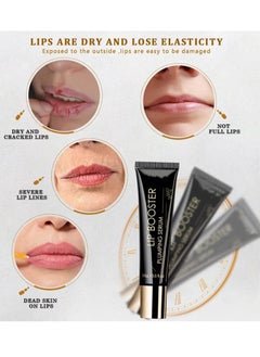 Yoxier Collagen Lip Booster Plumping Serum Repair Lip Line Anti-Wrinkle Plump Enhancer Essence Hyaluronic Moisturizing Lip Treatment 0.5 Fl Oz (Pack of 1)  - Image 3