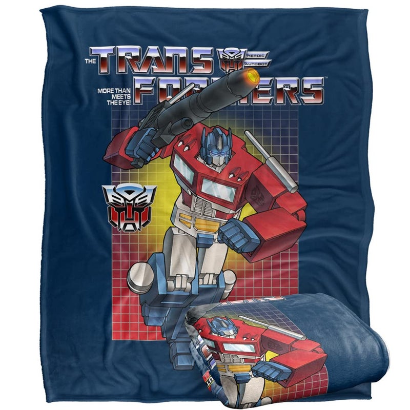 Transformers Optimus Prime Silky Touch Super Soft Throw Blanket 50 x 60