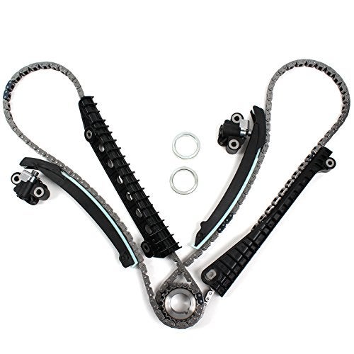 CNS Timing Chain Kit W/Updated Tensioners Compatible/Replacement for 2004-08 FORD/LINCOLN 5.4L SOHC V8 (24-Valve), TRITON (3-Valve) Engine ONLY - Image 1