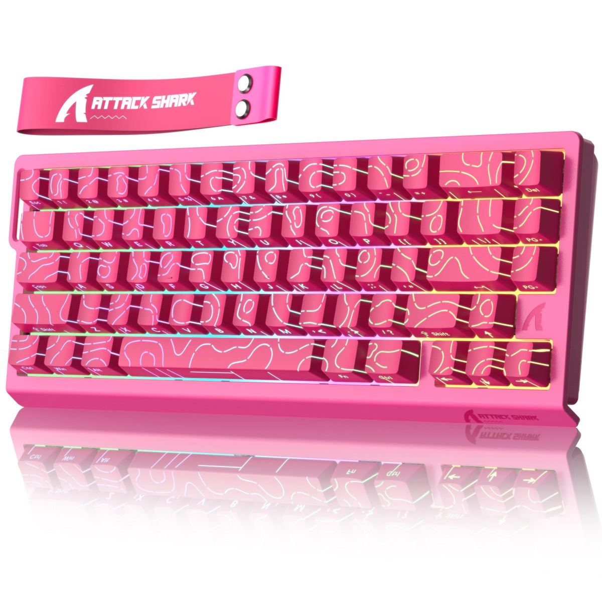 Attack Shark Attack Shark X68 HE 8000Hz Rapid Trigger Keyboard, 0.01mm ...