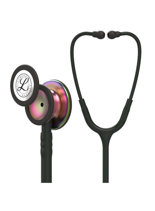 ثري أم ليتمان سماعة طبية ليتمن كلاسيك 3 بلون قوس قزح أسود موديل 5870 - Image 1