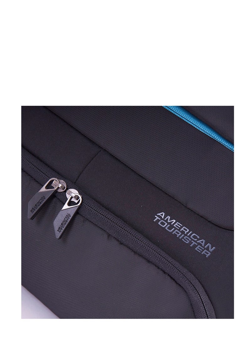 AMERICAN TOURISTER Amber 15.6" Briefcase Shoulder Bag 100% Polyester, Blue|Adjustable Strap|Quick Access Pocket|Smart Sleeve - 1 Year International Warranty - Image 4