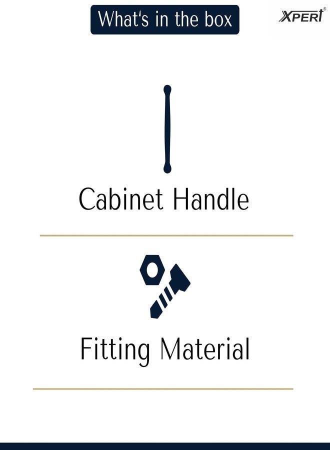Xpert Aluminium Toyata Cabinet Handle (Pack of 6) Used for Almirah (Cabinet) (4 inches) Handle for Wardrobe (AC - 115) - Brown Color - Image 5