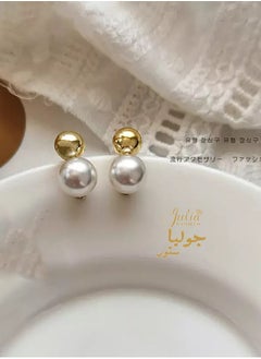 Fashion Simple Gold Color Ball Pearl Stud Earrings Trend Girl Gift Party Jewelry Brincos Korean New Cute Drop Earrings - pzsku/Z2361FE410D1ED34E9D38Z/45/_/1719445797/7d9da900-c3b1-420f-a2bc-18b4bed2d0c8