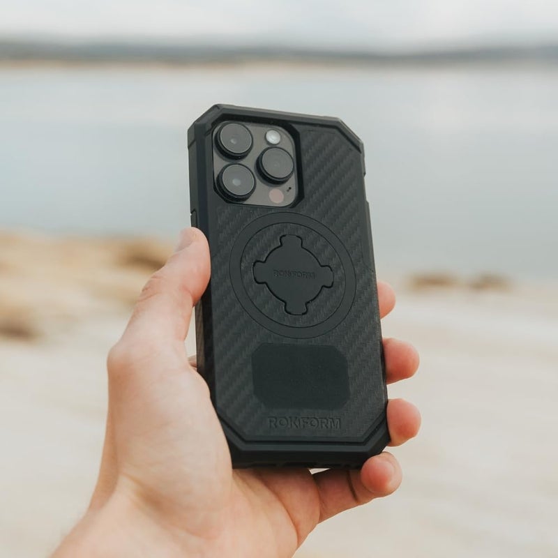Rokform - iPhone 15 Pro Case, Rugged Series, Magnetic, iPhone 15 Pro Cover with RokLock Twist Lock, Drop Tested Armor (Black) - Image 2