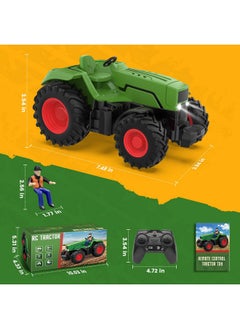 Remote Control Tractor Toys For Kids 3-5, Rc Tractor Toy With Farmer & Light,1:24 Scale, Rechargeable Farm Toy Tractor For Toddler Toy Set Birthday Gifts For 3 4 5 Year Old Kids Boys Girls - pzsku/Z23620FD0DCBFCAFCD5BCZ/45/_/1732786424/2fcde29d-b931-48c8-9436-d149c863e3d9