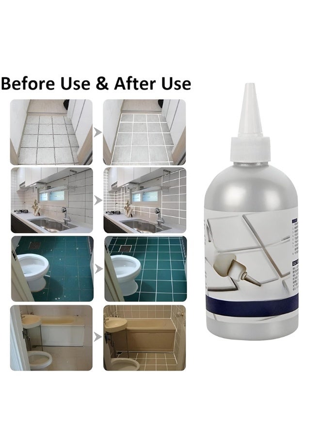 Tiles Gap Filler Waterproof Crack Gap Filler Agent for DIY Home Sink Gaps/Grouts Repair Filler Tube Paste for Kitchen, Bathroom Leakage Protection Waterproofing (150 ml) - Image 5