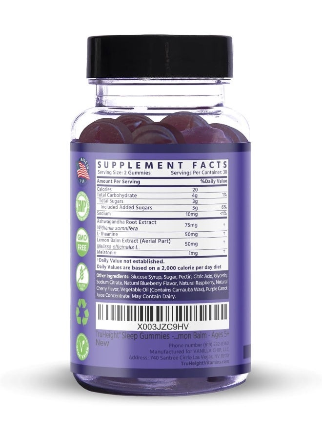 TruHeight Sleep Gummies for Kids - Mixed Berry Flavor - Image 2
