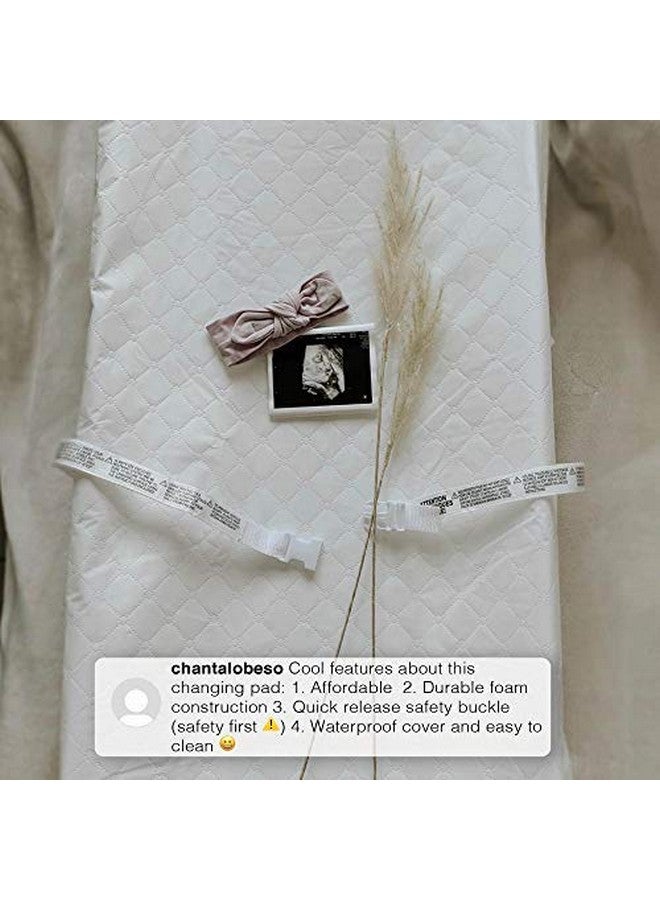 Delta CHILDREN Beautyrest Foam Contoured Changing Pad with Waterproof Cover - Image 2