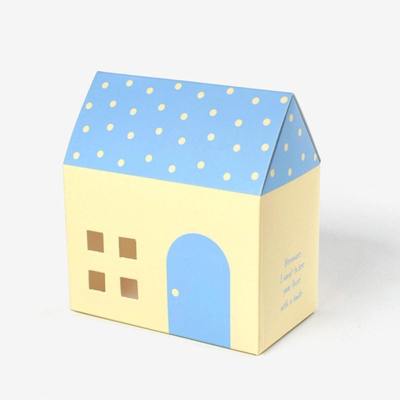 HAKIDZEL Colorful House-shaped Candy Boxes 20pcs Paper Chocolate Packing Boxes Small Decorative Gift for Wedding Party Favor and Holiday Treats - Image 5