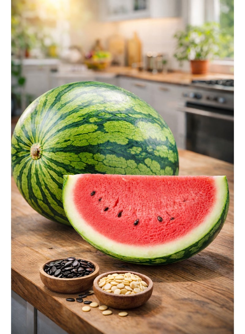 vsell24 Pack of 3 Watermelon Seeds for Planting Grow Water Melon At Home Non-GMO Home Garden Seeds With 99% Cleaness, 95% Purity, 90% Germination Rate 10g - Image 3