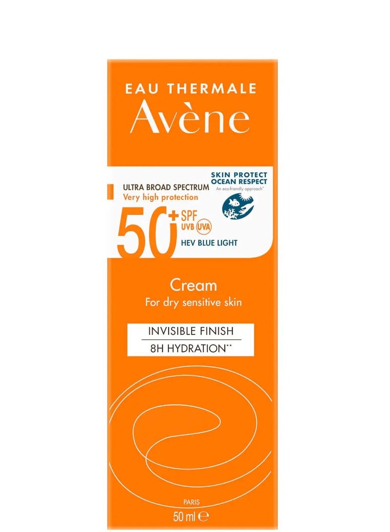Aven Avène Very High Protection Sun Cream SPF50+ for Dry Sensitive Skin 50ml - Image 1