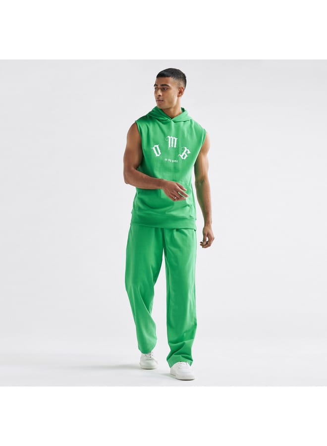 Splash FAV Slogan Print Sleeveless Hoodie  - Image 2