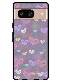 Theodor Protective Case Anti Scratch Shock Proof Bumper Cover For Google Pixel 8 Small Hearts (4)  - Image 1