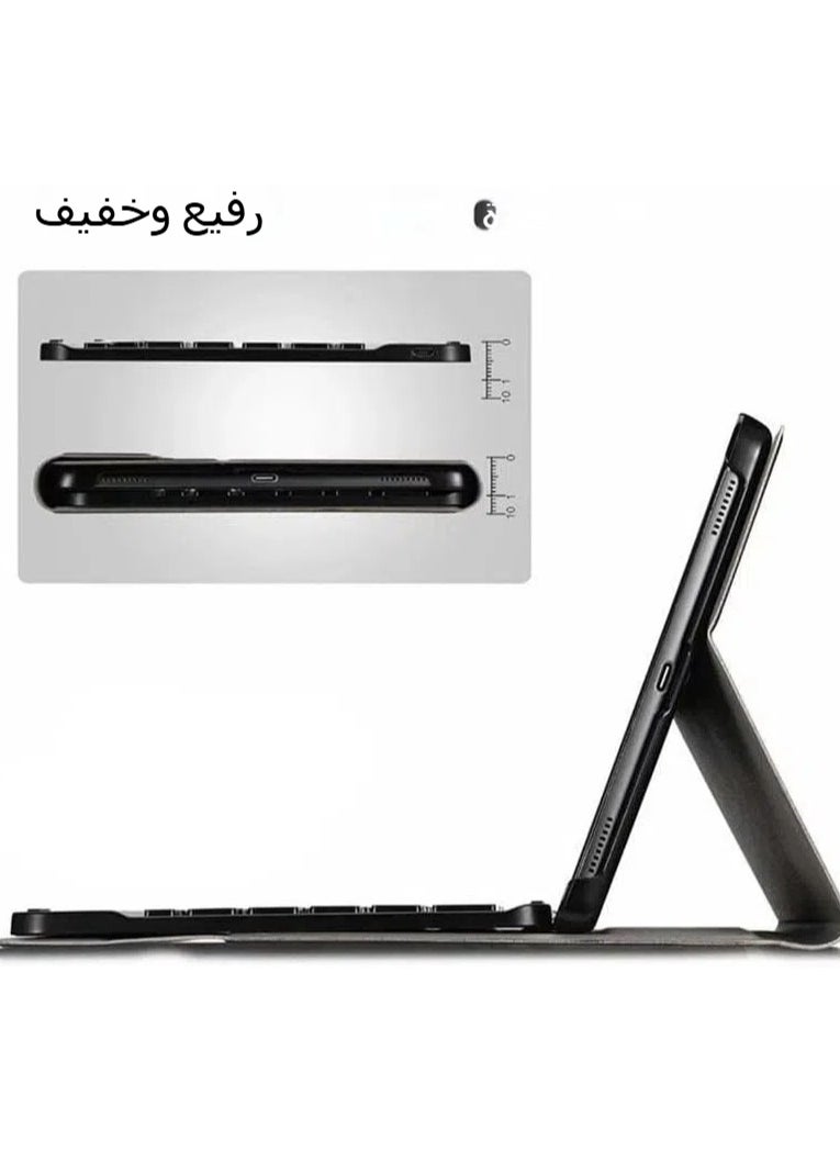 Generic - Xiaomi Poco Pad 12.1-inch (2024) backlit keyboard case with stylus and mouse, multi-gesture touchpad, magnetic detachable keyboard - Image 1