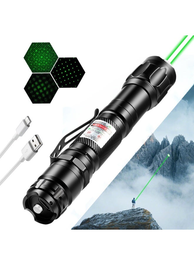 High Power Laser Pointer Green rechargeable LED Flashlight